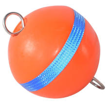 ECO friendly PE material safety floats marine grade floating ball warning buoy